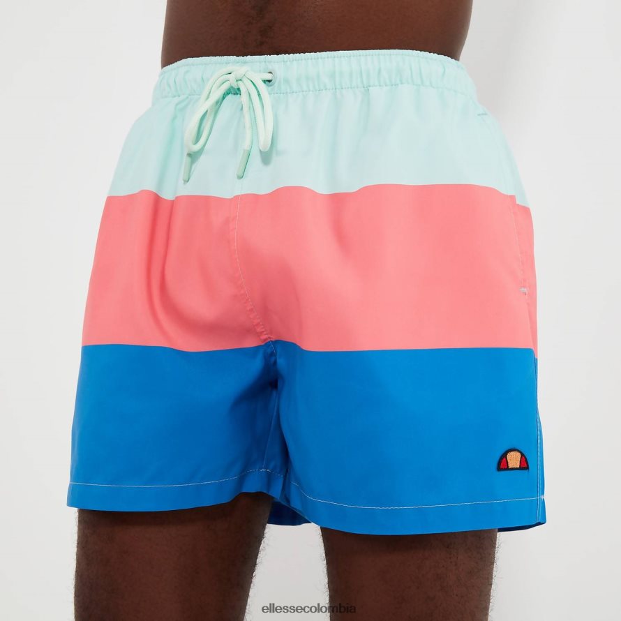 ropa azul claro/rosa/azul hombres Ellesse vespore bañador short azul/rosa 00TXB456