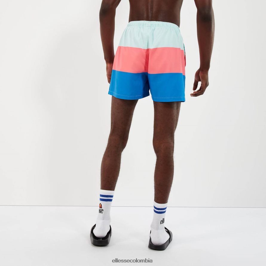 ropa azul claro/rosa/azul hombres Ellesse vespore bañador short azul/rosa 00TXB456