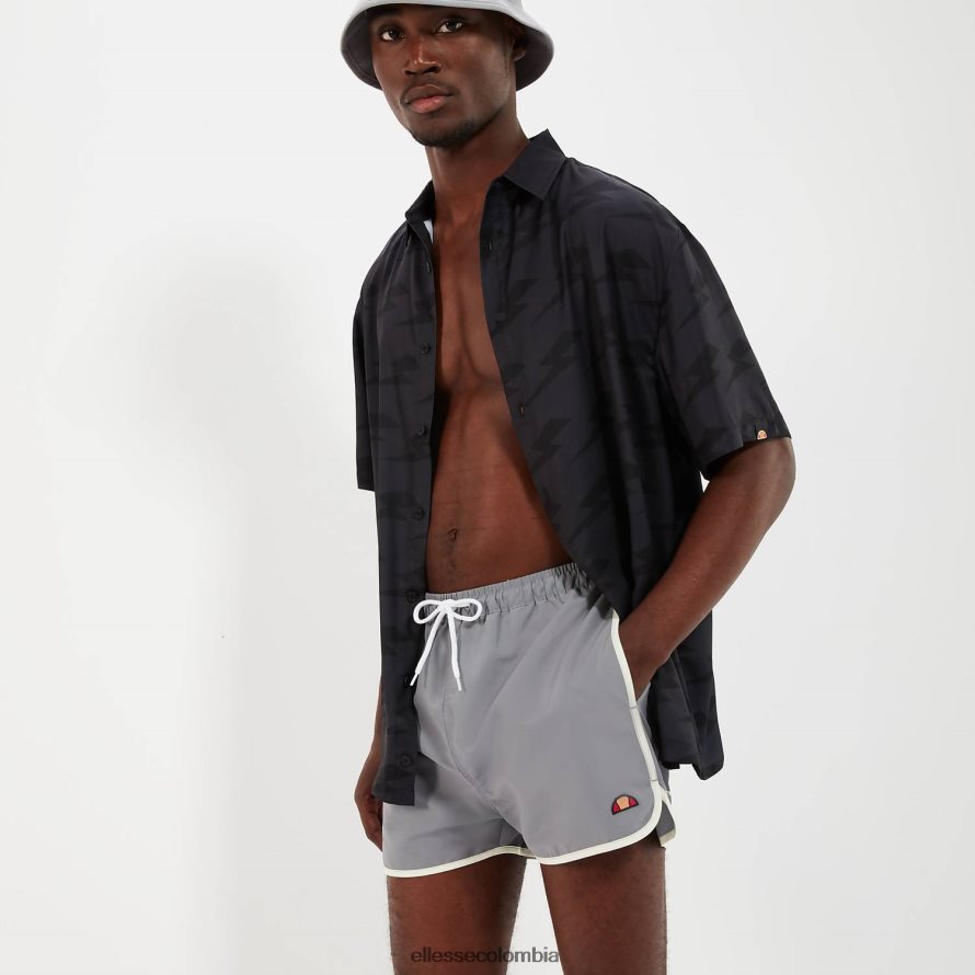 ropa gris hombres Ellesse cabañas nadar corto 00TXB452