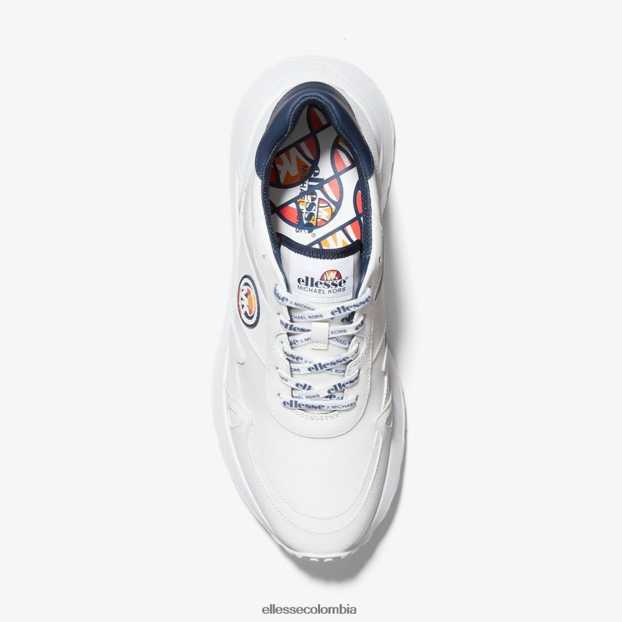 zapatos blanco hombres Ellesse entrenador de millas mk 00TXB459