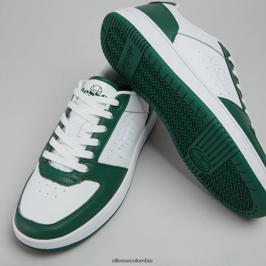 zapatos blanco verde hombres Ellesse suela panaro 00TXB539