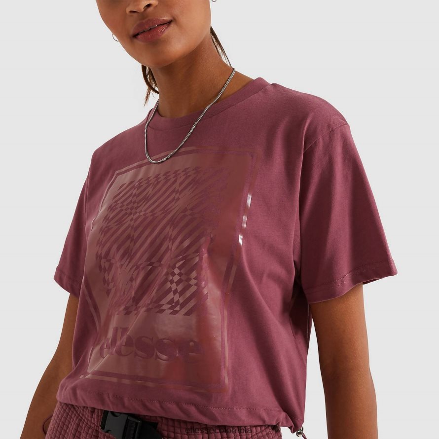 ropa Rosa oscuro mujer Ellesse camiseta corta de almendras 00TXB215
