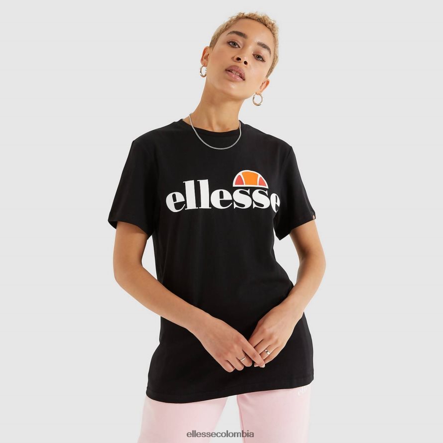 ropa antracita mujer Ellesse camiseta albany negra 00TXB61