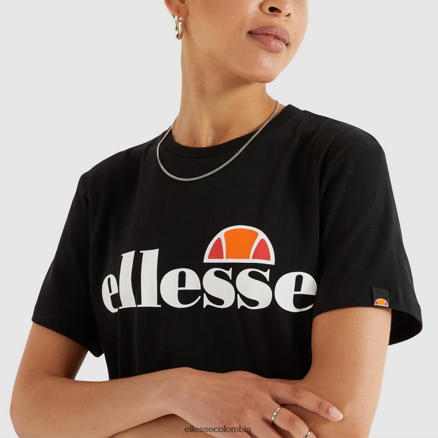 ropa antracita mujer Ellesse camiseta albany negra 00TXB61