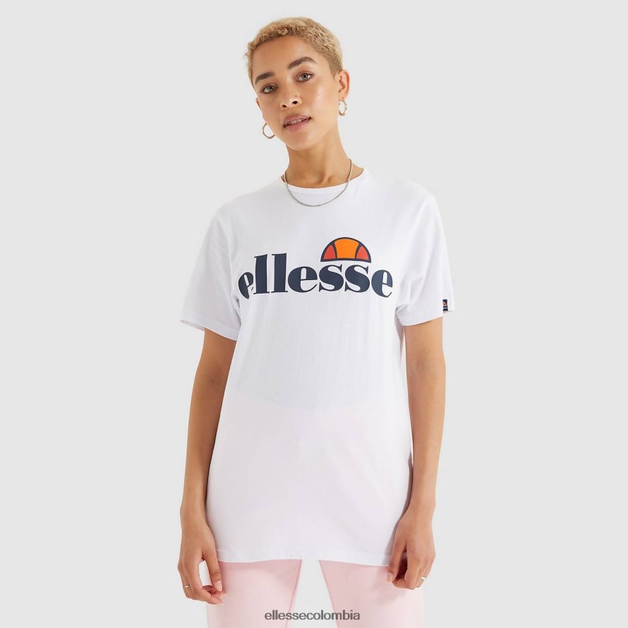 ropa blanco mujer Ellesse camiseta albania 00TXB62