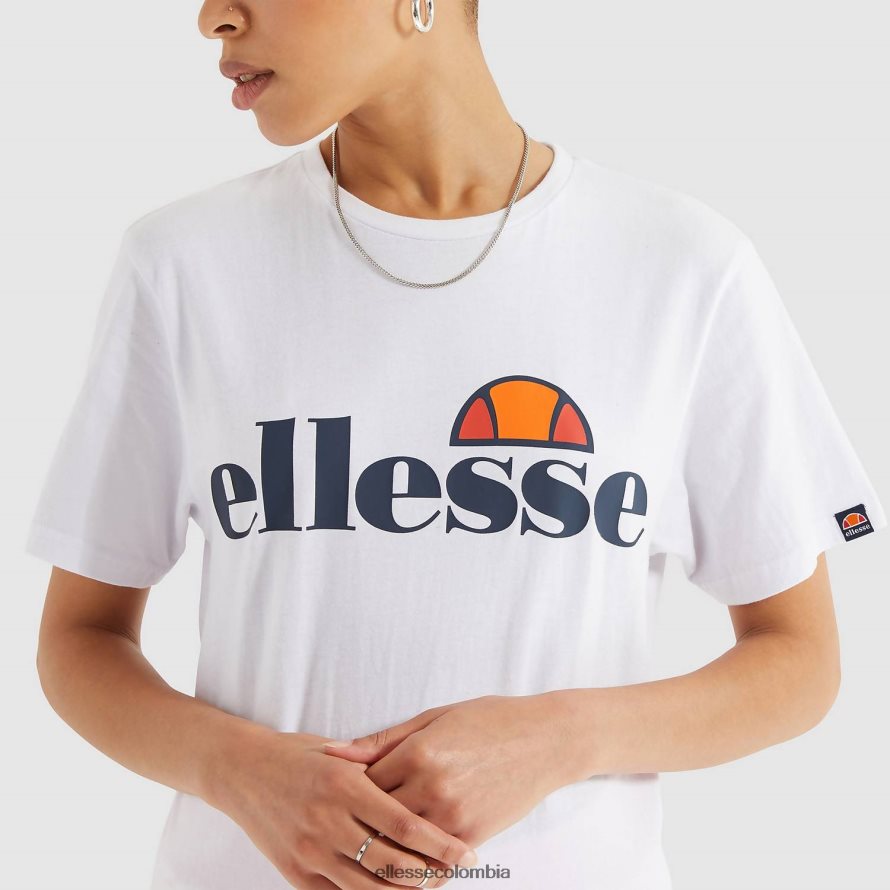 ropa blanco mujer Ellesse camiseta albania 00TXB62
