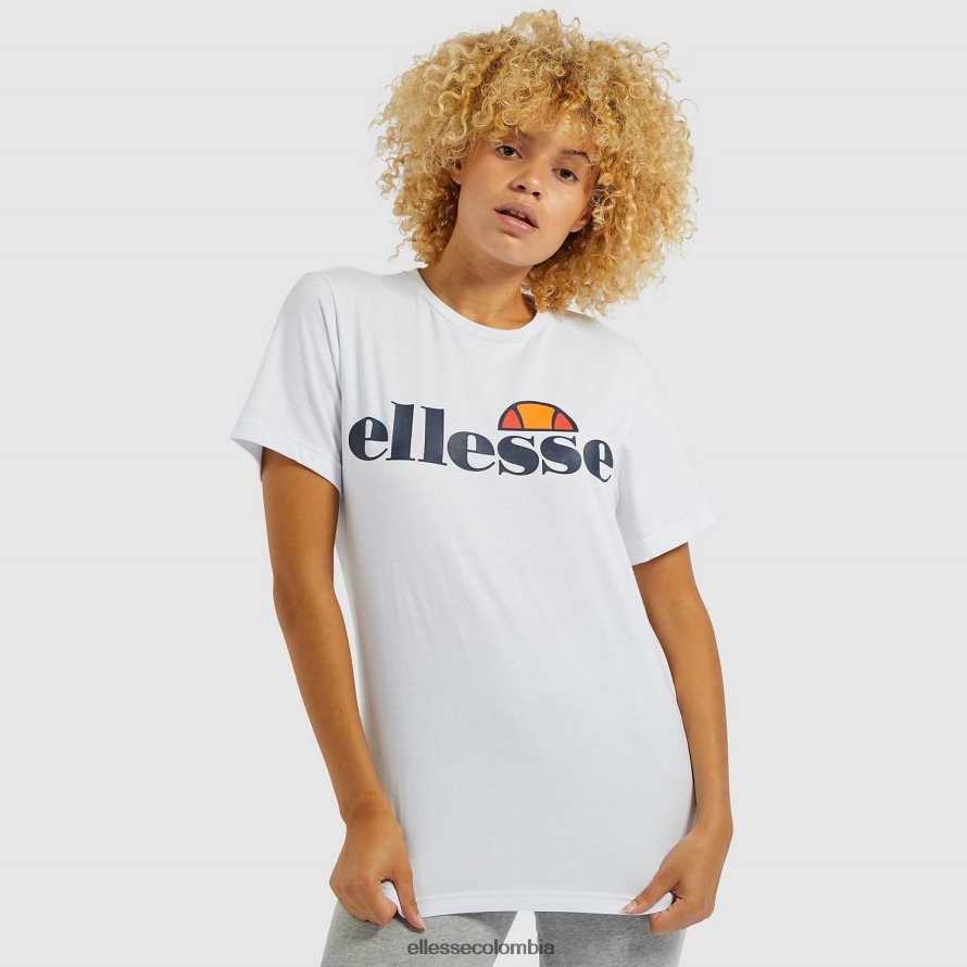 ropa blanco mujer Ellesse camiseta albania 00TXB62