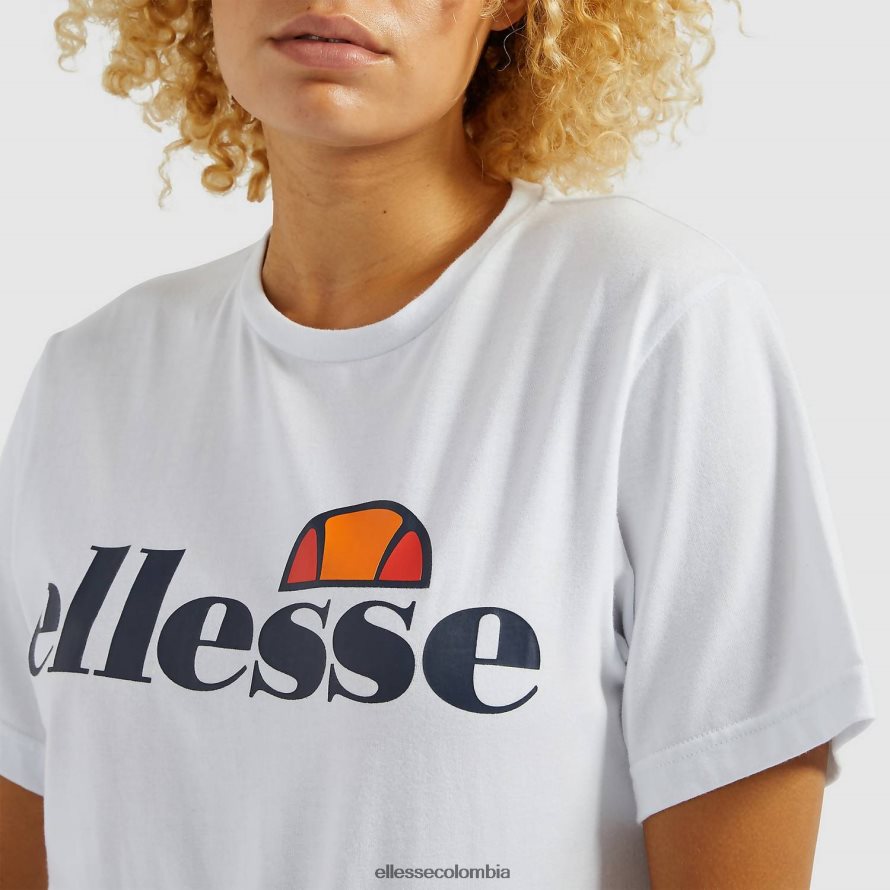 ropa blanco mujer Ellesse camiseta albania 00TXB62