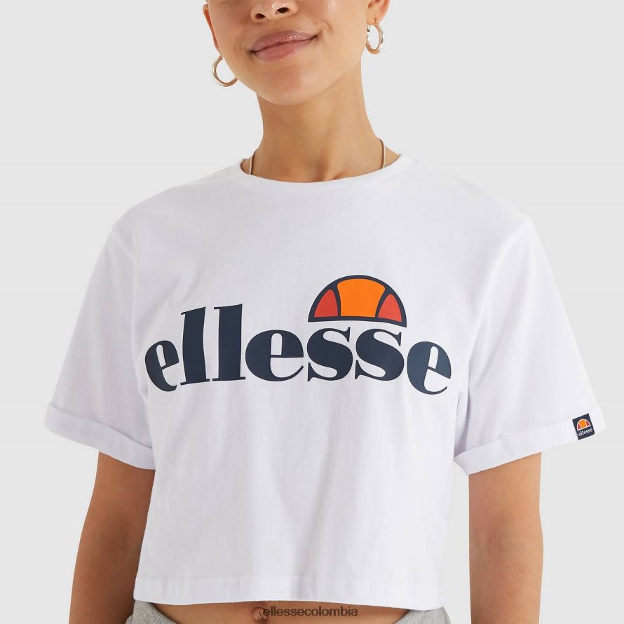 ropa blanco mujer Ellesse camiseta corta alberta 00TXB67