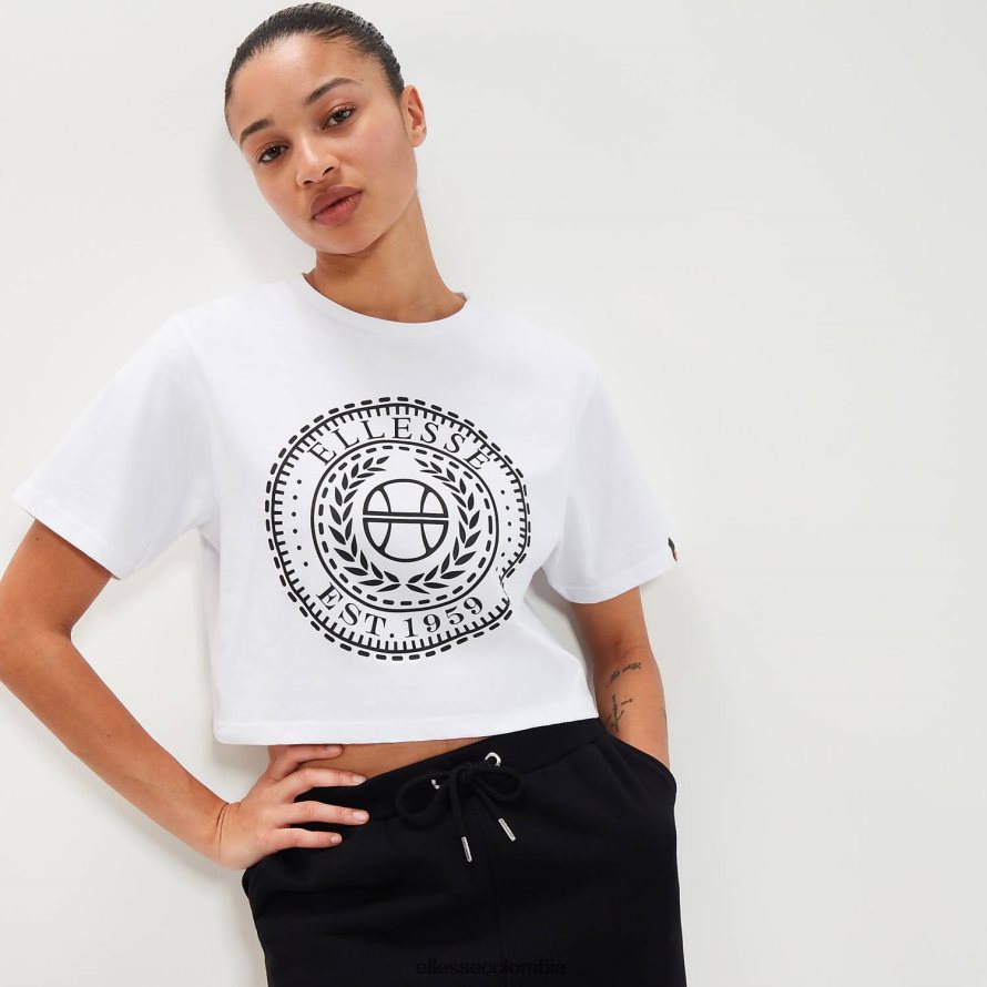 ropa blanco mujer Ellesse camiseta corta carala 00TXB94