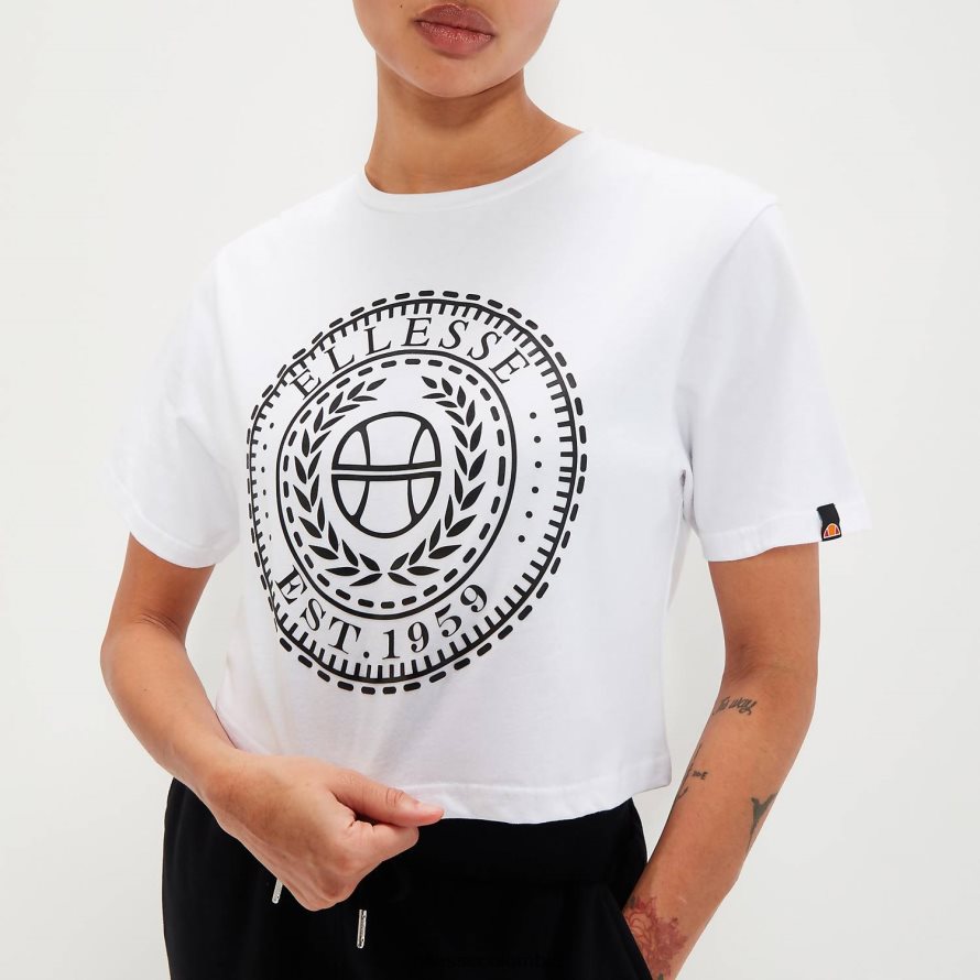 ropa blanco mujer Ellesse camiseta corta carala 00TXB94