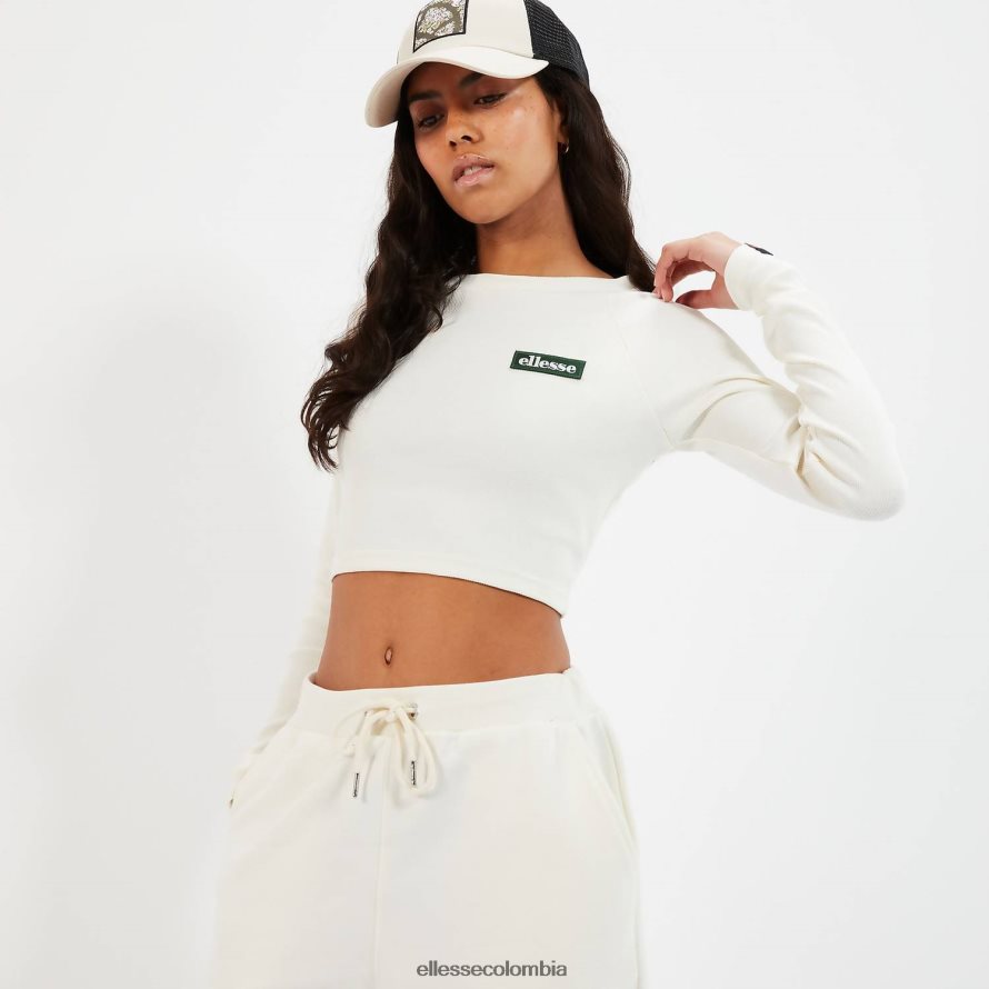 ropa blanquecino mujer Ellesse camiseta corta de manga larga Linny 00TXB92