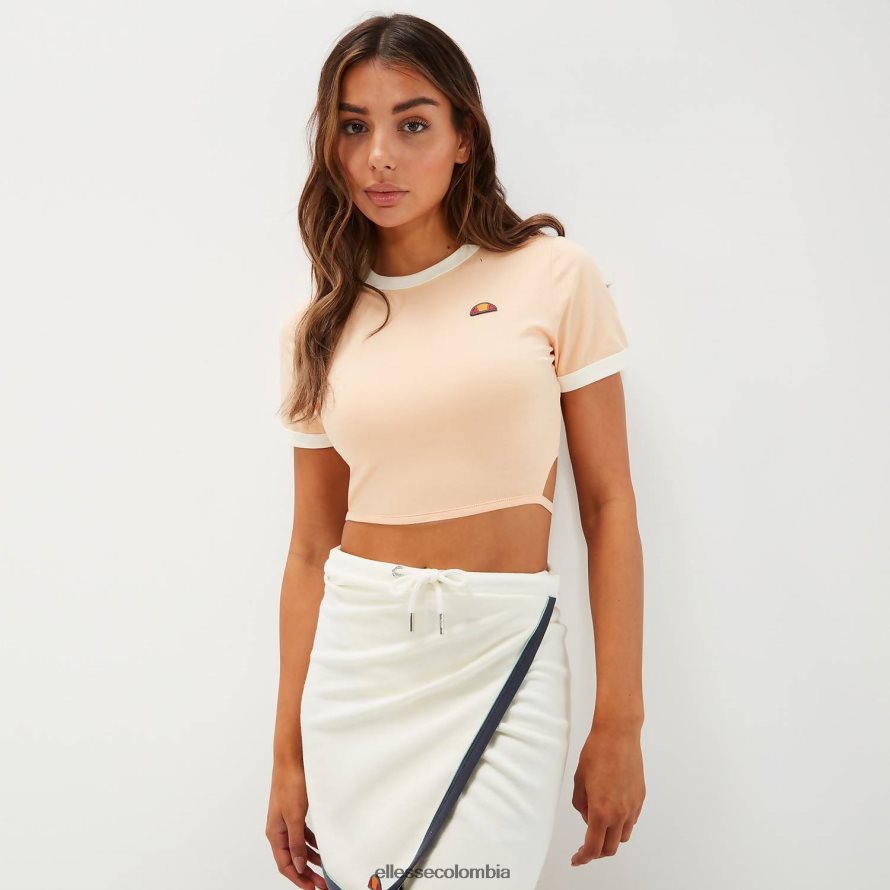 ropa naranja claro mujer Ellesse camiseta corta chee 00TXB55