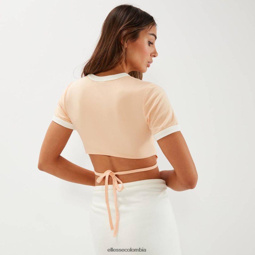 ropa naranja claro mujer Ellesse camiseta corta chee 00TXB55