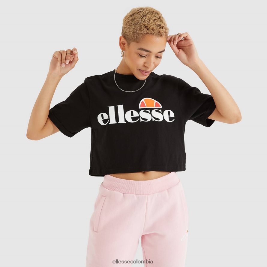 ropa negro mujer Ellesse camiseta corta alberta 00TXB68