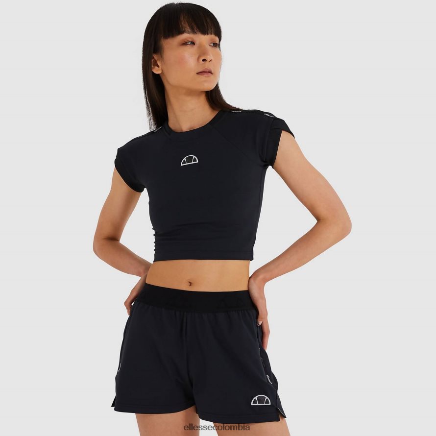ropa negro mujer Ellesse camiseta corta arianne 00TXB214