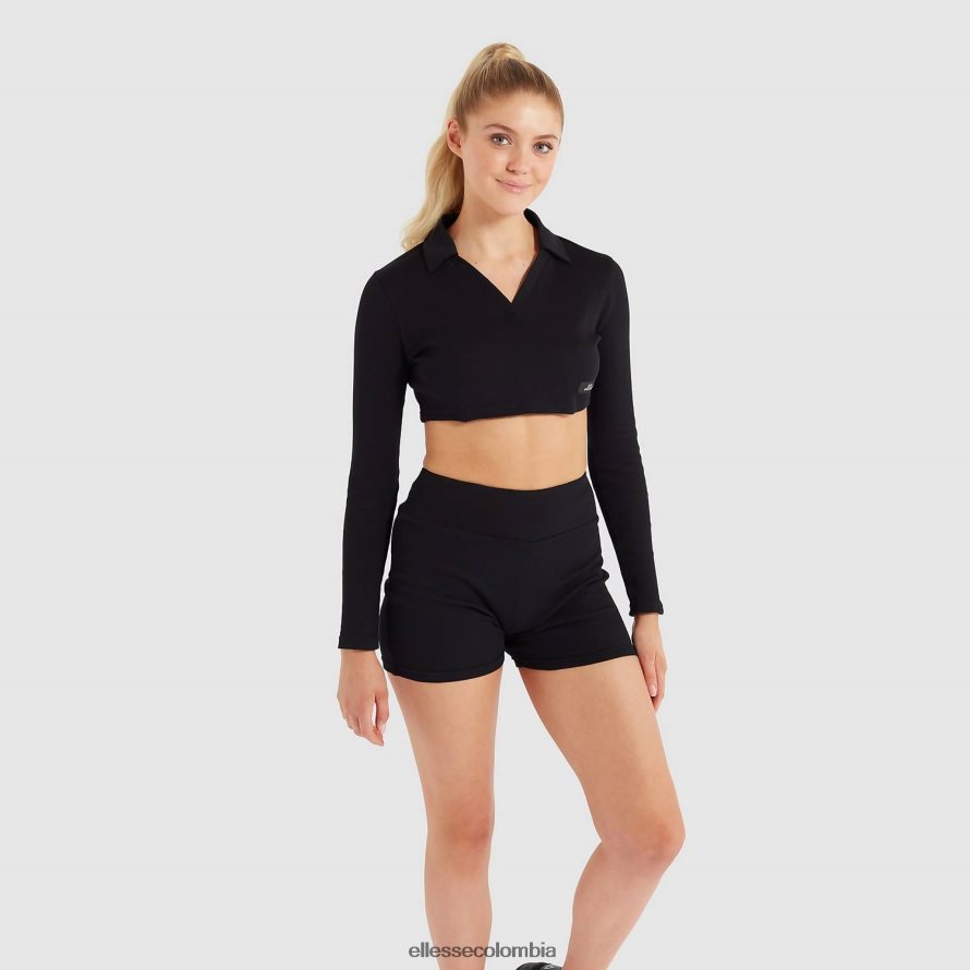 ropa negro mujer Ellesse camiseta corta harrie 00TXB197