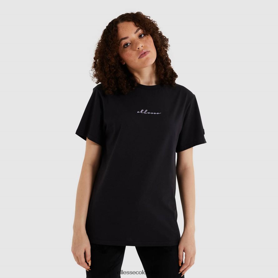 ropa negro mujer Ellesse camiseta miresa lavada 00TXB238