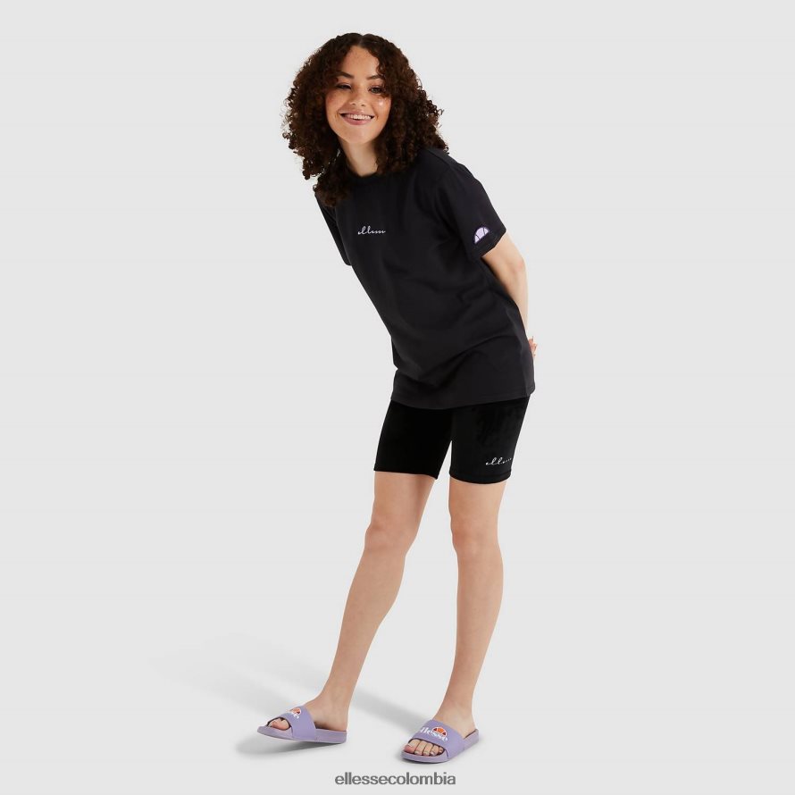 ropa negro mujer Ellesse camiseta miresa lavada 00TXB238