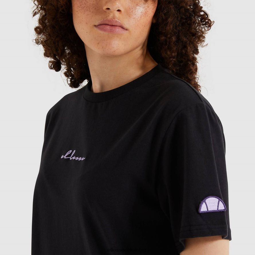 ropa negro mujer Ellesse camiseta miresa lavada 00TXB238
