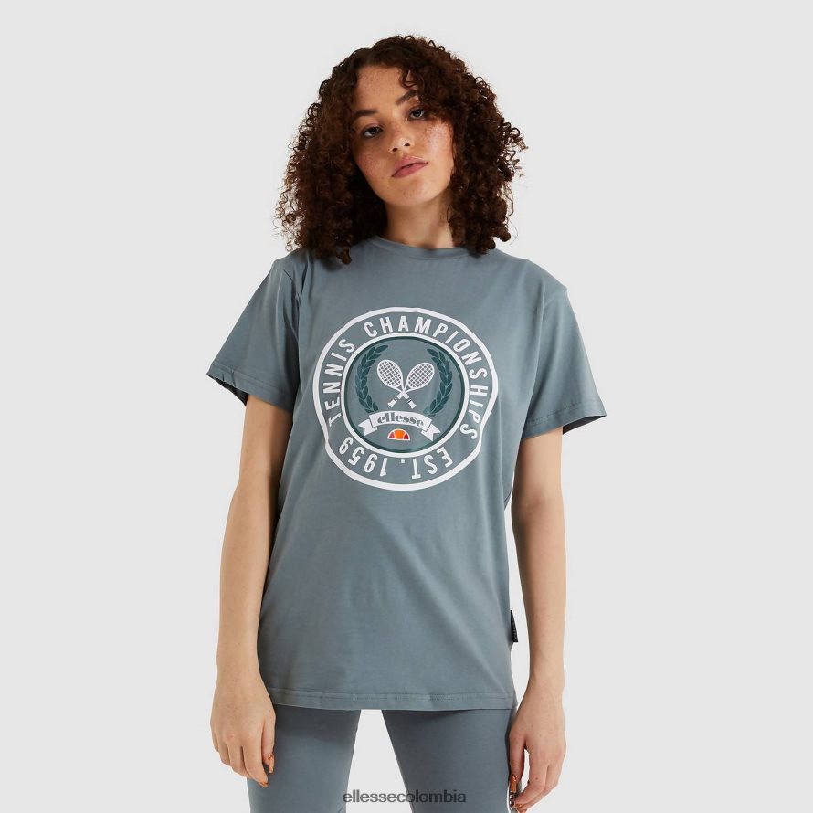 ropa verde mujer Ellesse camiseta con strass 00TXB237