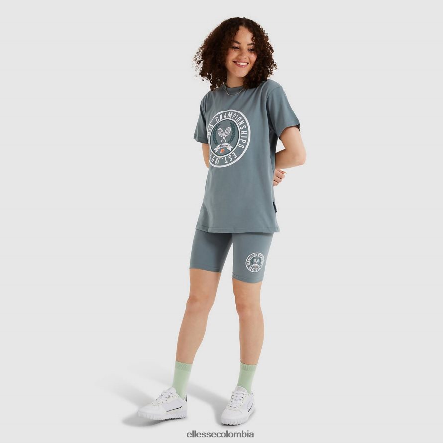 ropa verde mujer Ellesse camiseta con strass 00TXB237