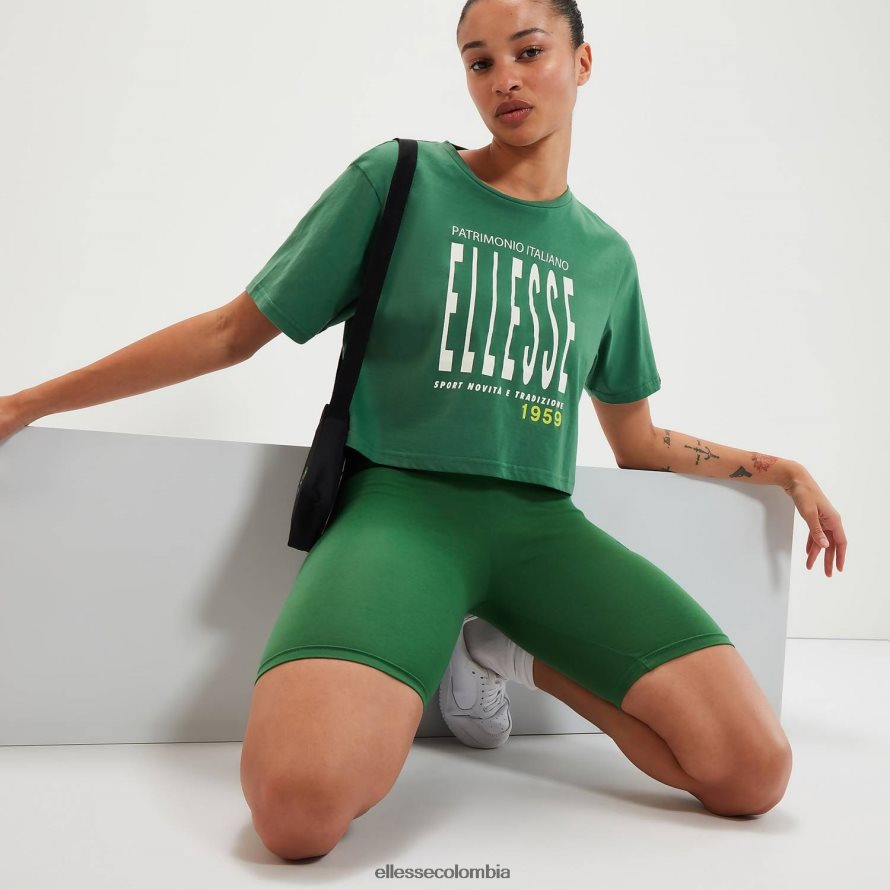 ropa verde mujer Ellesse camiseta corta volia 00TXB87