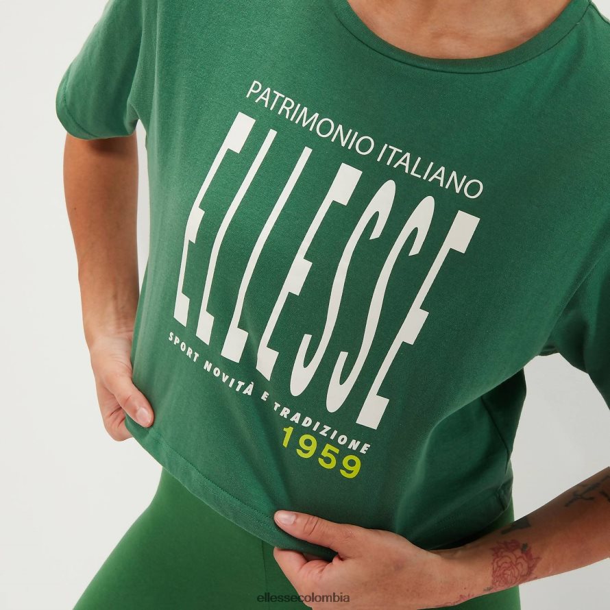 ropa verde mujer Ellesse camiseta corta volia 00TXB87