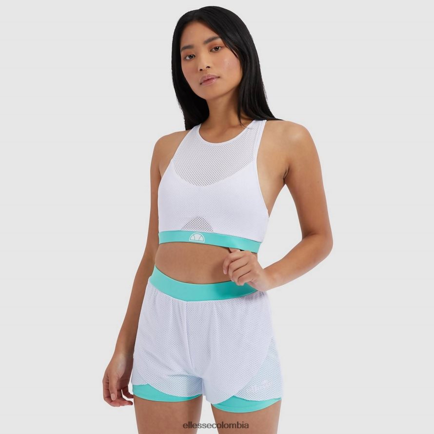 ropa blanco mujer Ellesse chaleco corto chrisanto 00TXB242