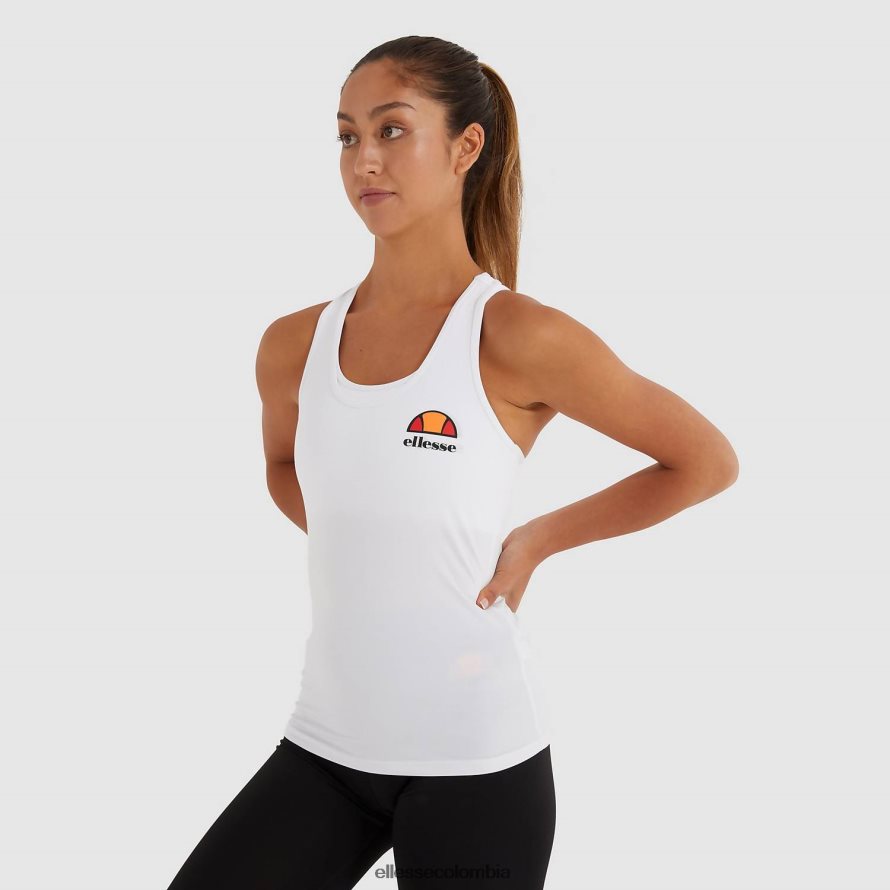 ropa blanco mujer Ellesse top curasci sin mangas 00TXB77