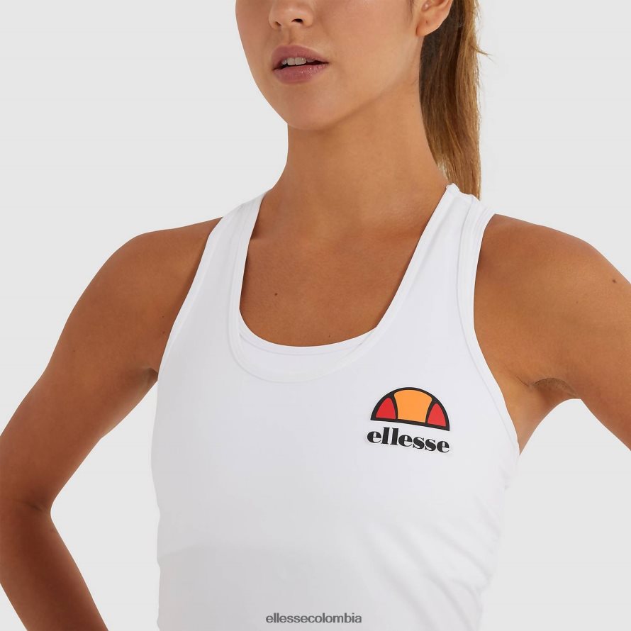 ropa blanco mujer Ellesse top curasci sin mangas 00TXB77