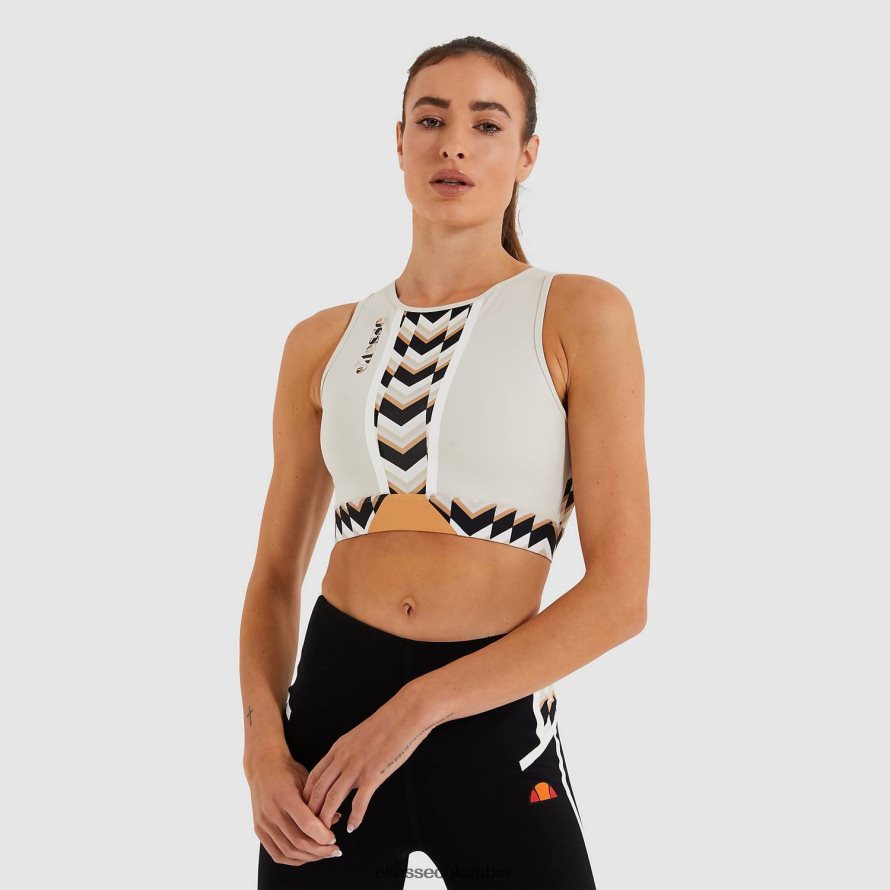 ropa gris claro mujer Ellesse chaleco corto chisporroteante 00TXB226