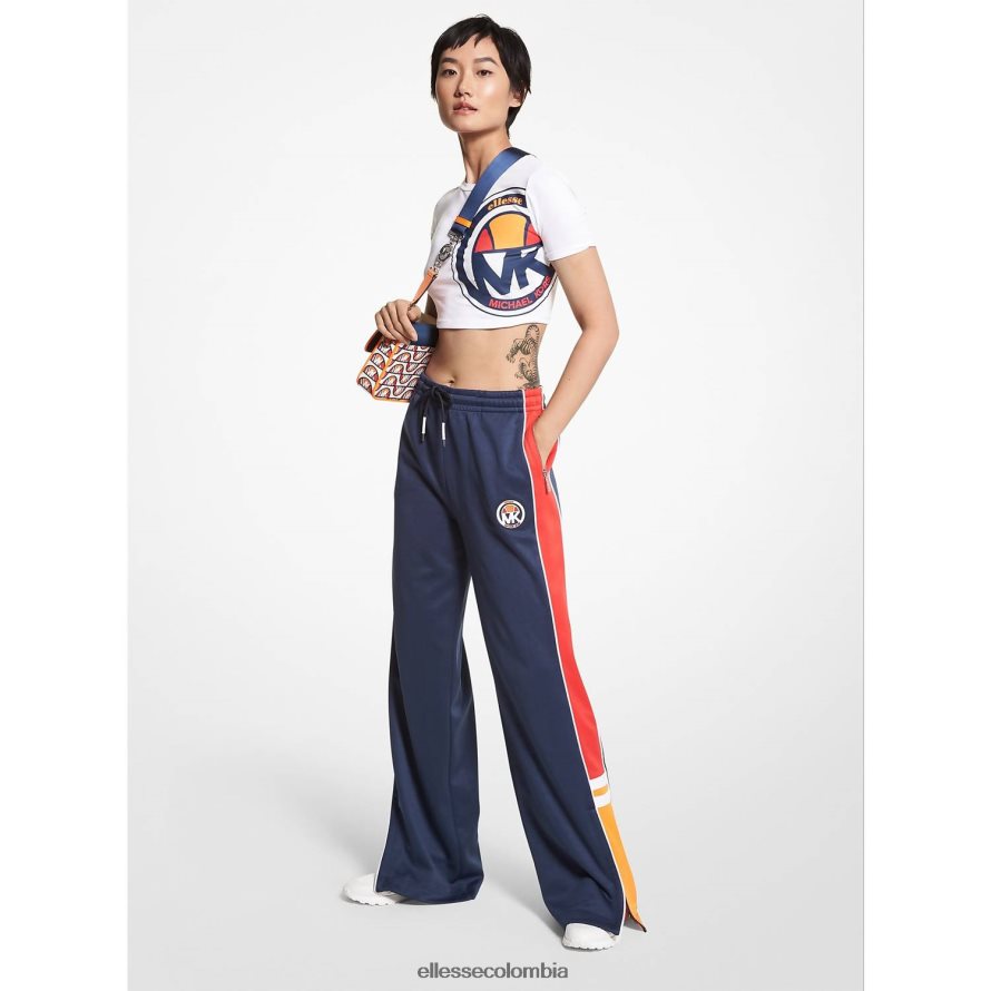 ropa a rayas mujer Ellesse pantalones de chándal mk en mezcla de algodón 00TXB17