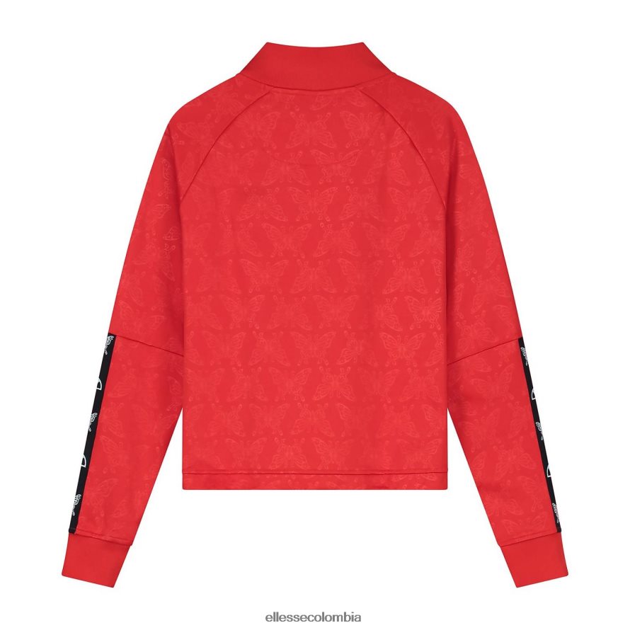 ropa rojo mujer Ellesse parte superior de la pista del mañana 00TXB19