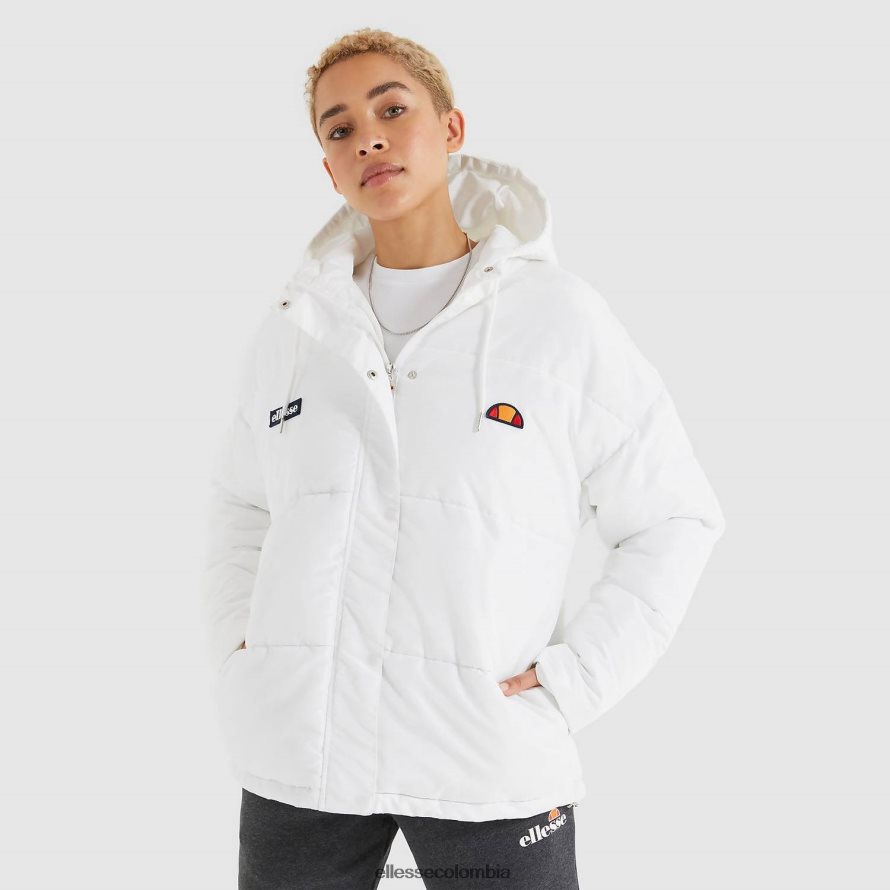 ropa blanco mujer Ellesse chaqueta acolchada pejo 00TXB2