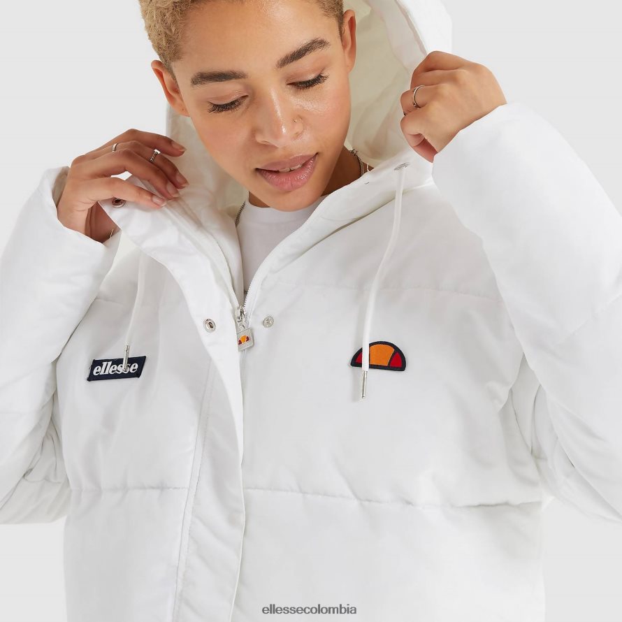 ropa blanco mujer Ellesse chaqueta acolchada pejo 00TXB2