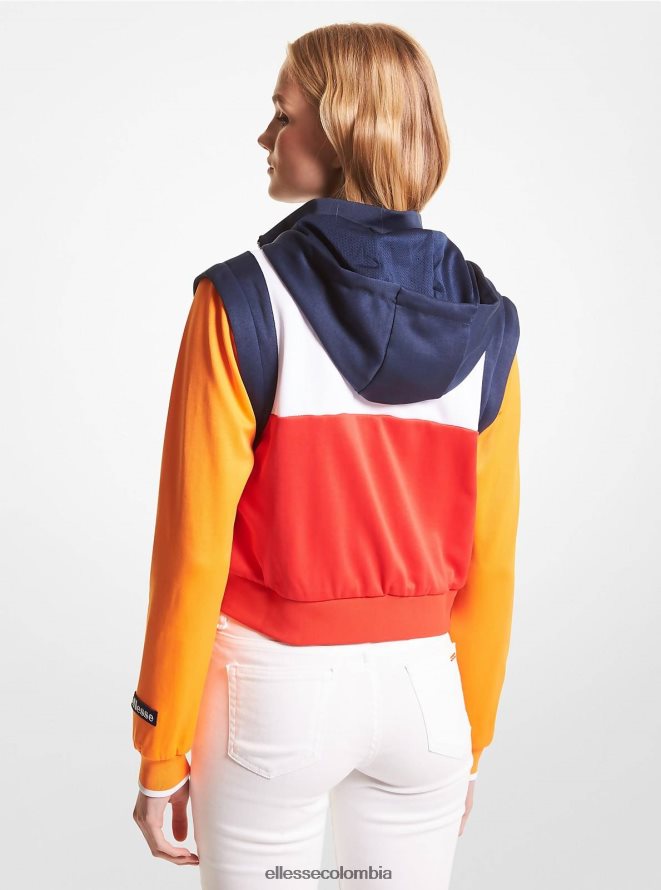 ropa bloque de color mujer Ellesse chaqueta mk en mezcla de algodón con cremallera 00TXB10