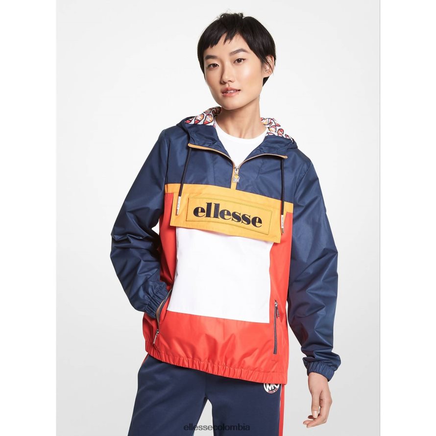 ropa bloque de color mujer Ellesse cortavientos mk en mezcla de algodón 00TXB157