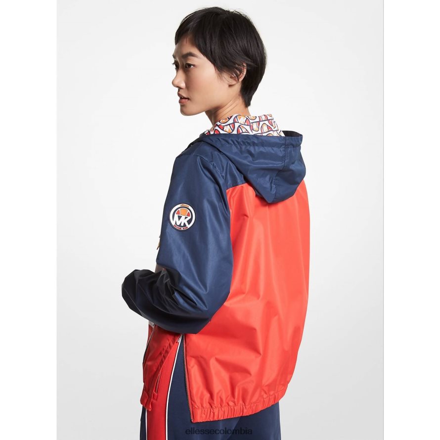 ropa bloque de color mujer Ellesse cortavientos mk en mezcla de algodón 00TXB157