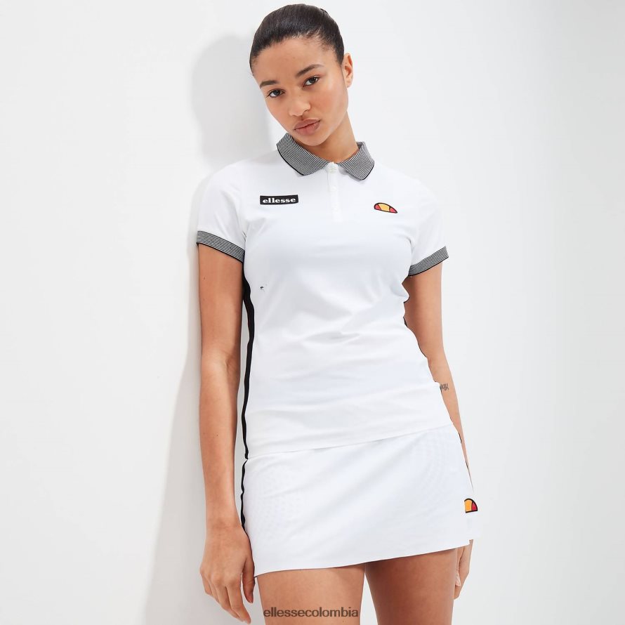 ropa blanco mujer Ellesse polo berienne 00TXB83