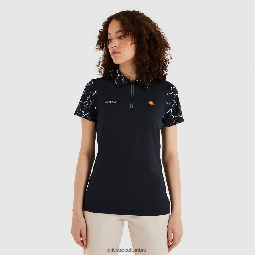 ropa negro mujer Ellesse polo de rique 00TXB229