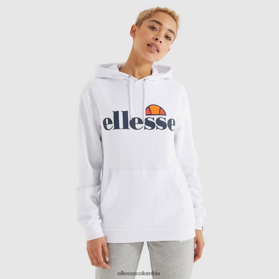ropa blanco mujer Ellesse torices oh sudadera con capucha 00TXB25