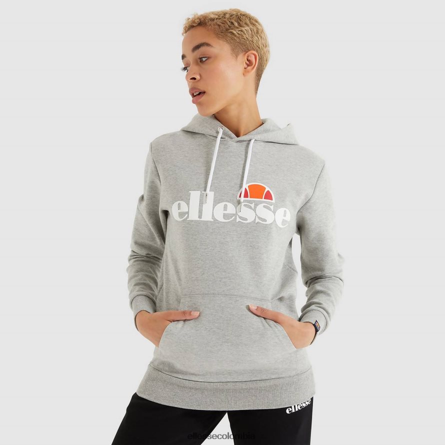 ropa marga gris mujer Ellesse torices oh sudadera con capucha 00TXB26