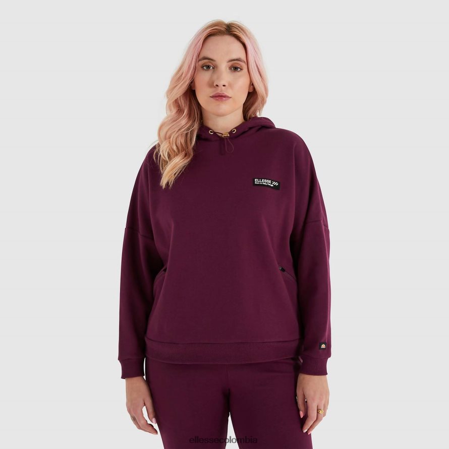 ropa morado oscuro mujer Ellesse sudadera con capucha semprevisa 00TXB175