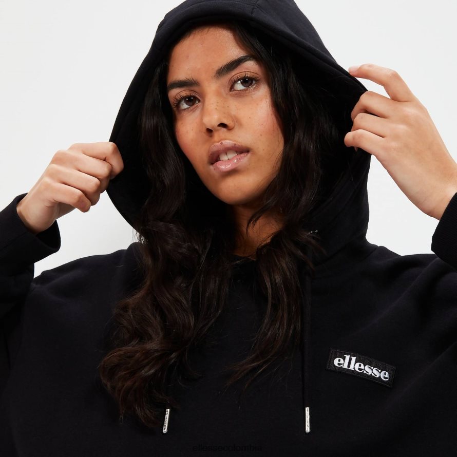 ropa negro mujer Ellesse sudadera con capucha halo 00TXB21