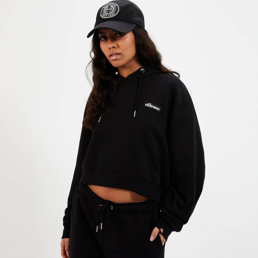 ropa negro mujer Ellesse sudadera con capucha halo 00TXB21
