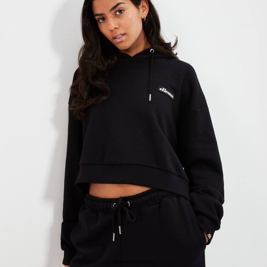 ropa negro mujer Ellesse sudadera con capucha halo 00TXB21