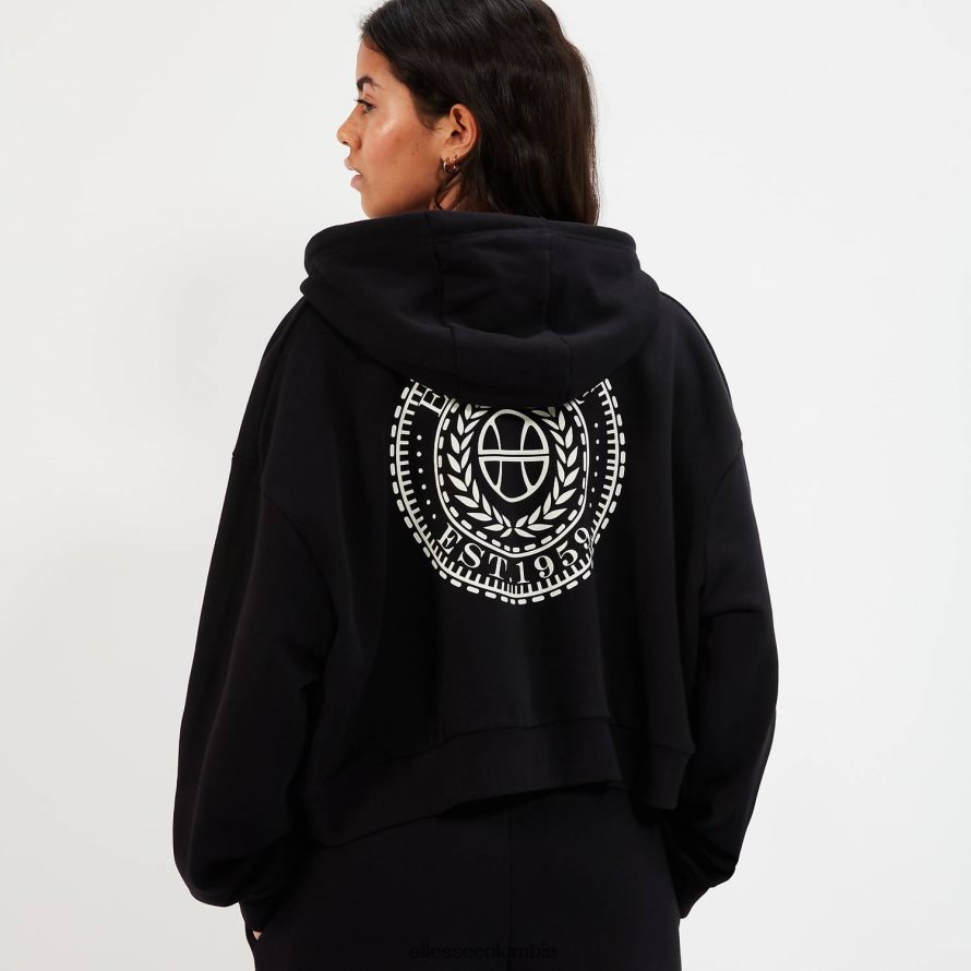 ropa negro mujer Ellesse sudadera con capucha halo 00TXB21