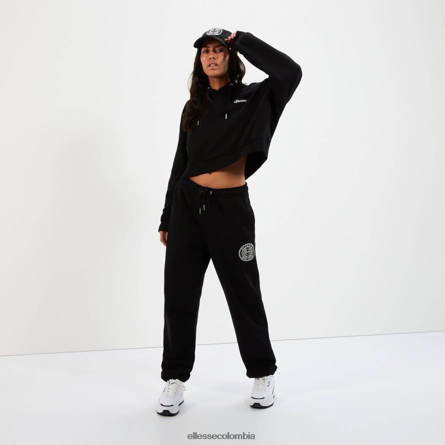 ropa negro mujer Ellesse sudadera con capucha halo 00TXB21