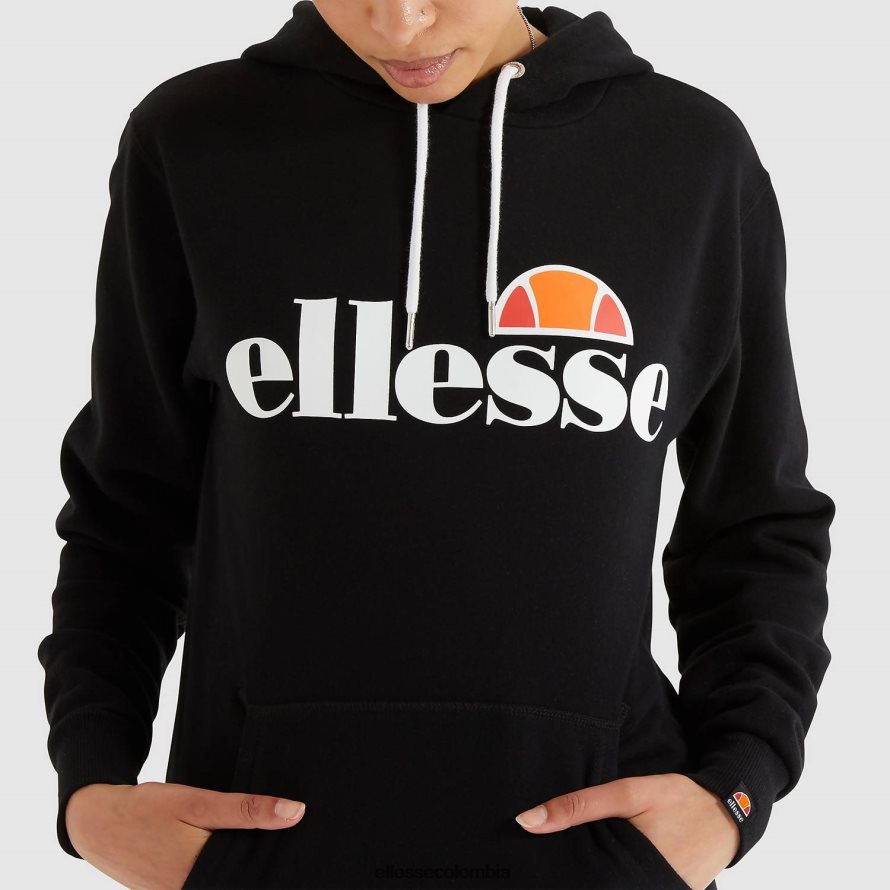 ropa negro mujer Ellesse torices oh sudadera con capucha 00TXB24